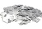 эффект Пневмохлопушка 60 см, с серебряным конфетти